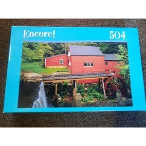 Encore! New Sealed Wewake Brook Ct 504 Piece Jigsaw Puzzle Sawmill